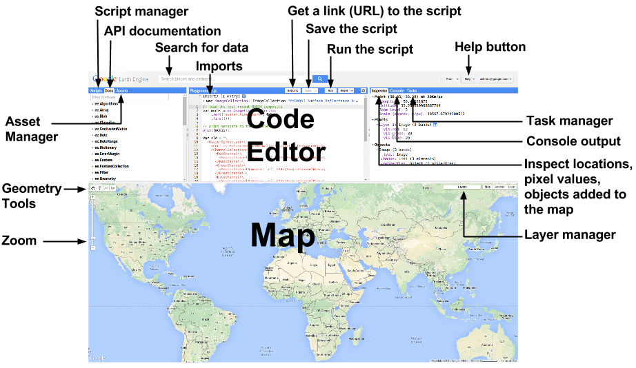 gif showing how to get to the data in OpenAltimetry